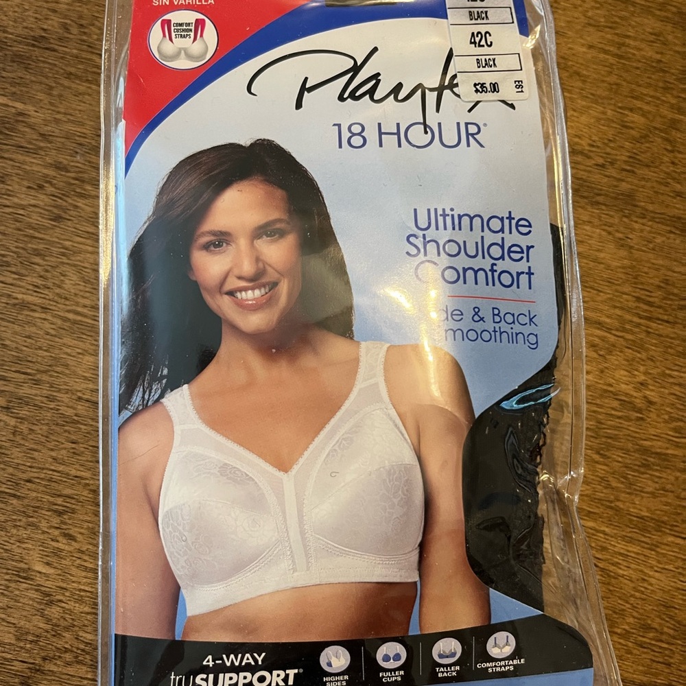 NIP PLAYTEX 18 HOUR WIRE-FREE FULL FIGURE BRA